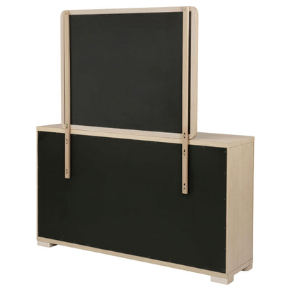  Coaster Furniture Ladera 225083M 6-drawer Bedroom Dresser and Mirror - Light Elm IMAGE 10