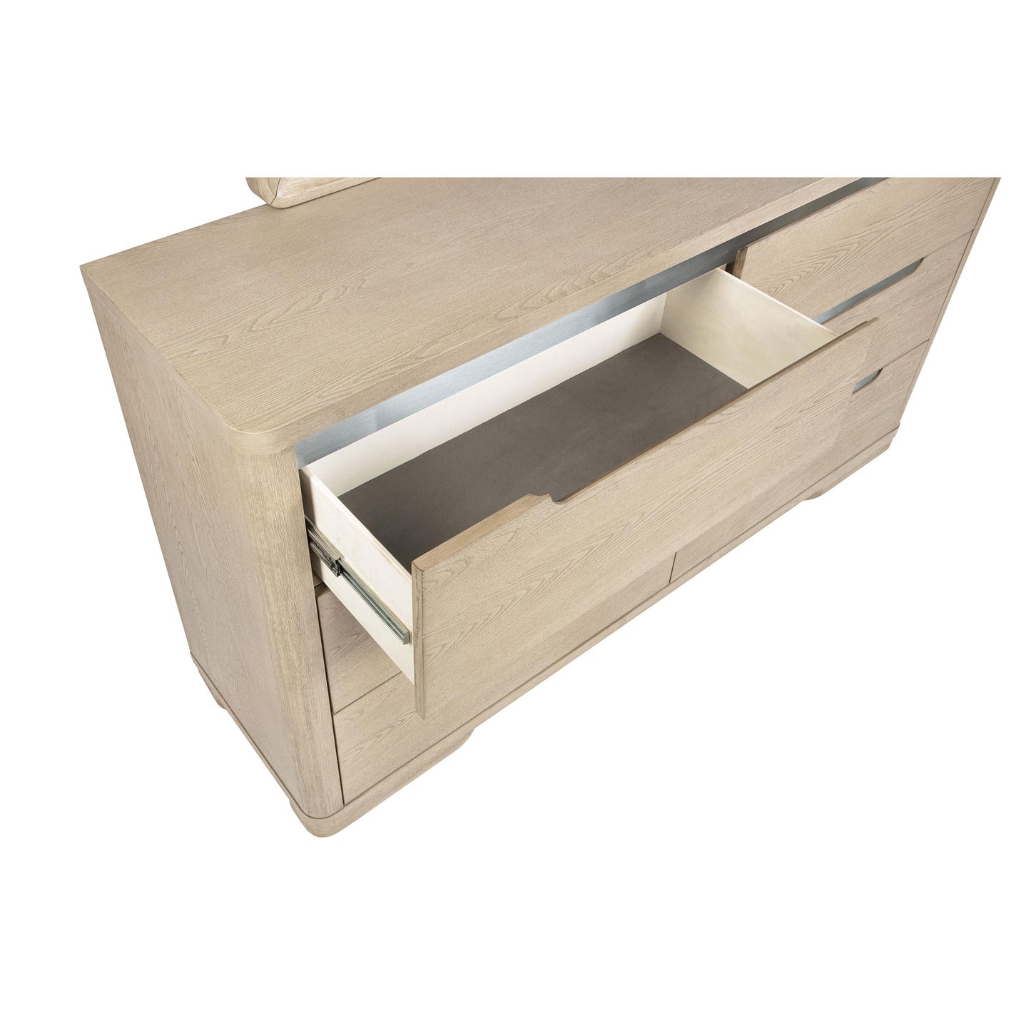  Coaster Furniture Ladera 225083M 6-drawer Bedroom Dresser and Mirror - Light Elm IMAGE 4