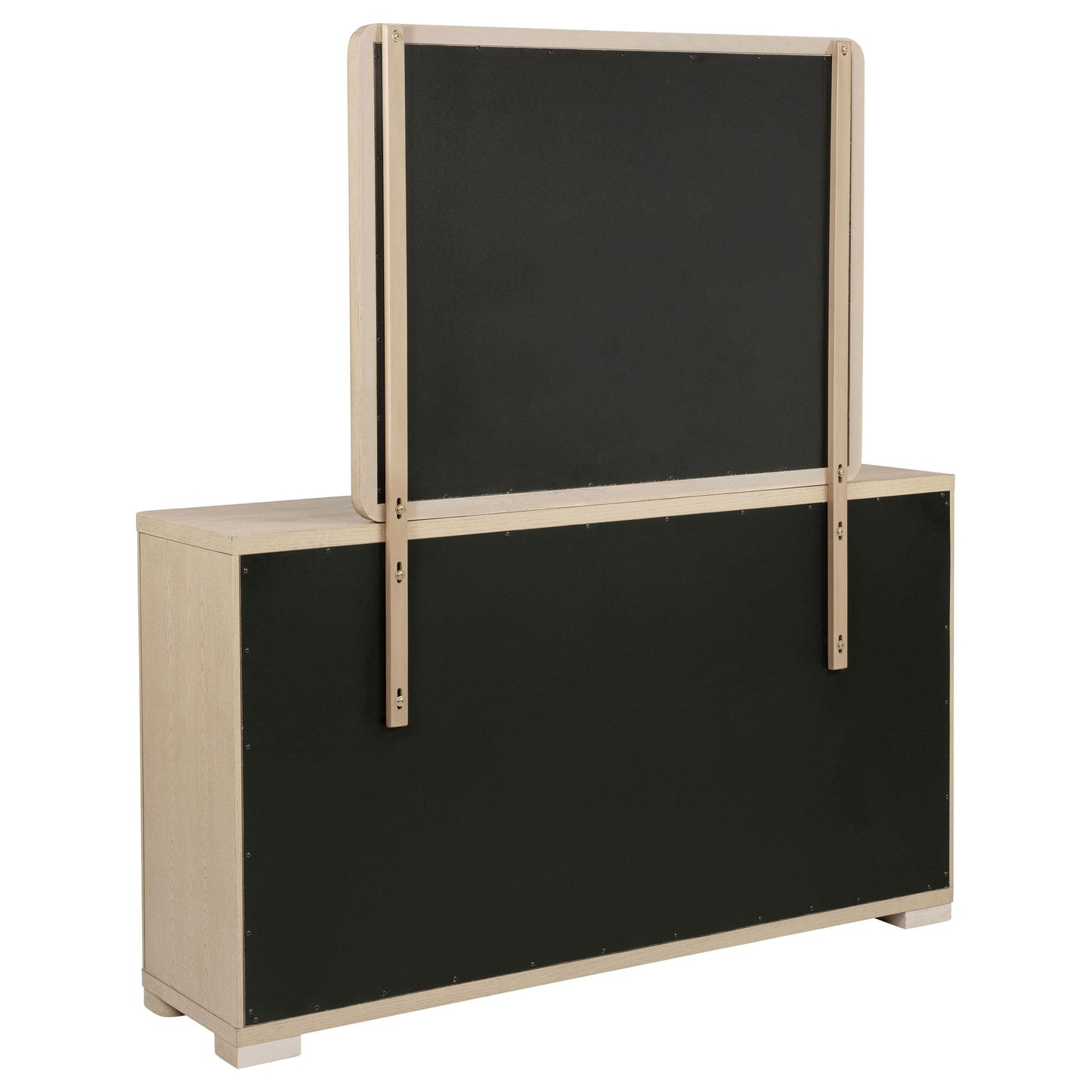  Coaster Furniture Ladera 225083M 6-drawer Bedroom Dresser and Mirror - Light Elm IMAGE 5