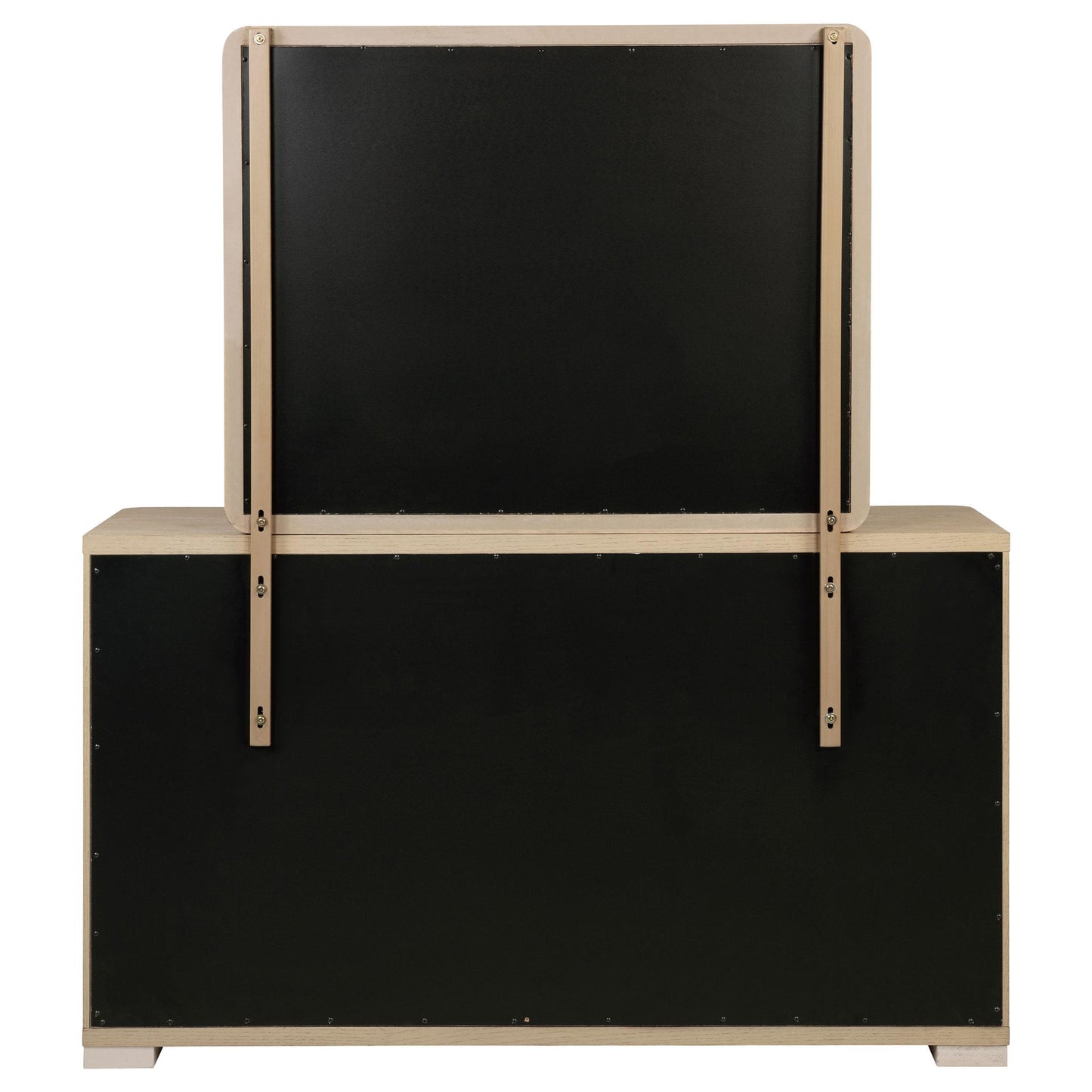  Coaster Furniture Ladera 225083M 6-drawer Bedroom Dresser and Mirror - Light Elm IMAGE 7