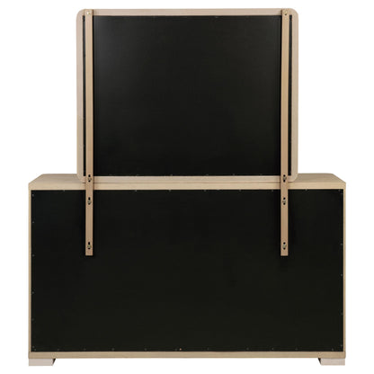  Coaster Furniture Ladera 225083M 6-drawer Bedroom Dresser and Mirror - Light Elm IMAGE 7