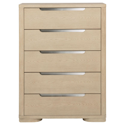  Coaster Furniture Ladera 225085 5-drawer Bedroom Chest - Light Elm IMAGE 8