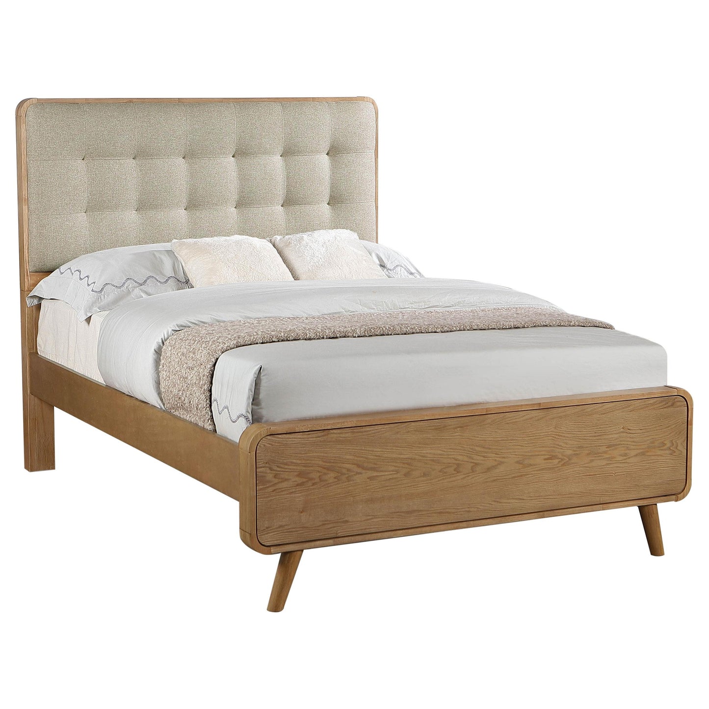  Coaster Furniture Robyn 225091F Wood Full Platform Bed - Light Ash IMAGE 11
