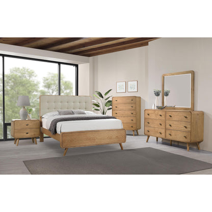  Coaster Furniture Robyn 225091F Wood Full Platform Bed - Light Ash IMAGE 8