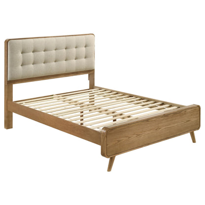  Coaster Furniture Robyn 225091KE Wood Eastern King Platform Bed - Light Ash IMAGE 1