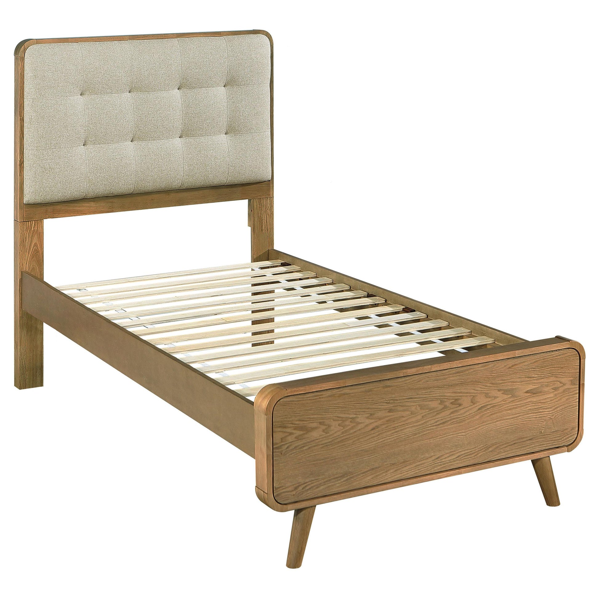  Coaster Furniture Robyn 225091T Wood Twin Platform Bed - Light Ash IMAGE 2