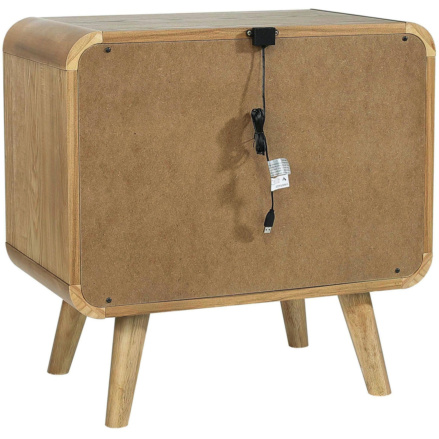  Coaster Furniture Robyn 225092 2-drawer Nightstand Bedside Table - Light Ash IMAGE 6