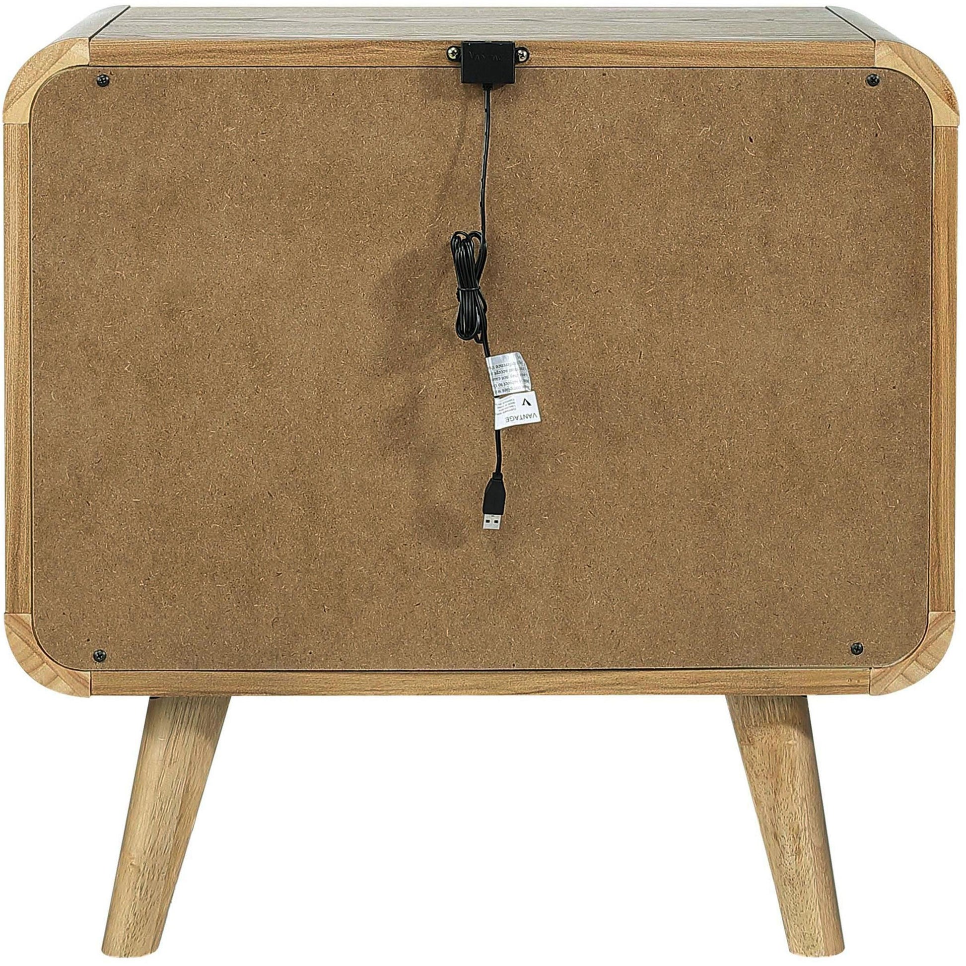  Coaster Furniture Robyn 225092 2-drawer Nightstand Bedside Table - Light Ash IMAGE 7