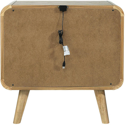  Coaster Furniture Robyn 225092 2-drawer Nightstand Bedside Table - Light Ash IMAGE 7