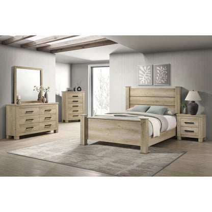  Coaster Furniture Oakglen 225103M 6-drawer Bedroom Dresser and Mirror - Weathered Oak IMAGE 14