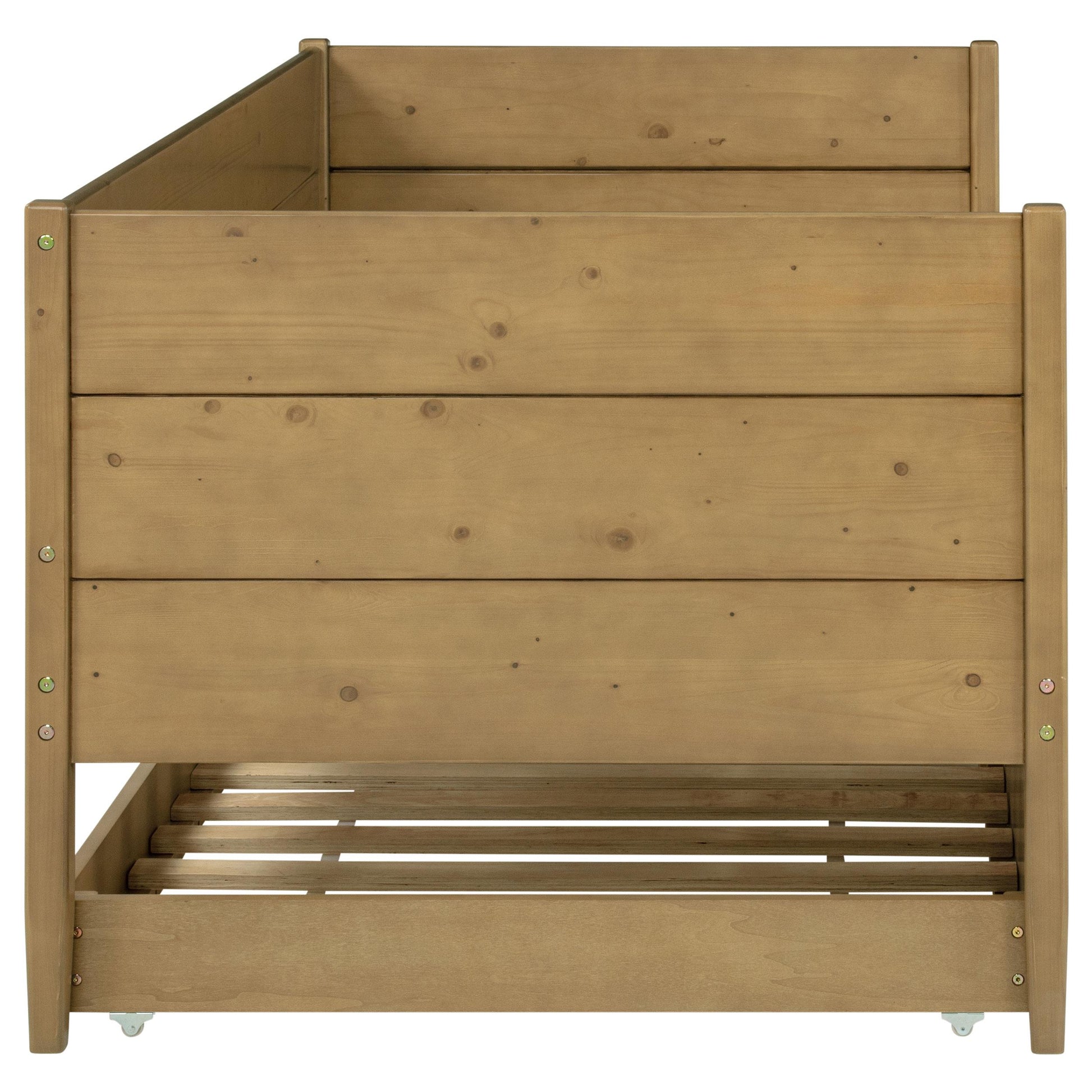  Coaster Furniture Calinda 300685 Wood Twin Daybed With Trundle - Natural IMAGE 9