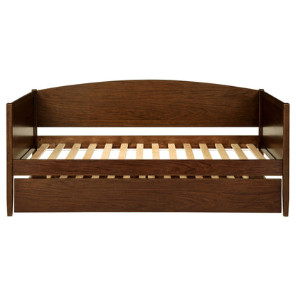  Coaster Furniture Bozeman 300686 Wood Twin Daybed With Trundle - Medium Walnut IMAGE 12