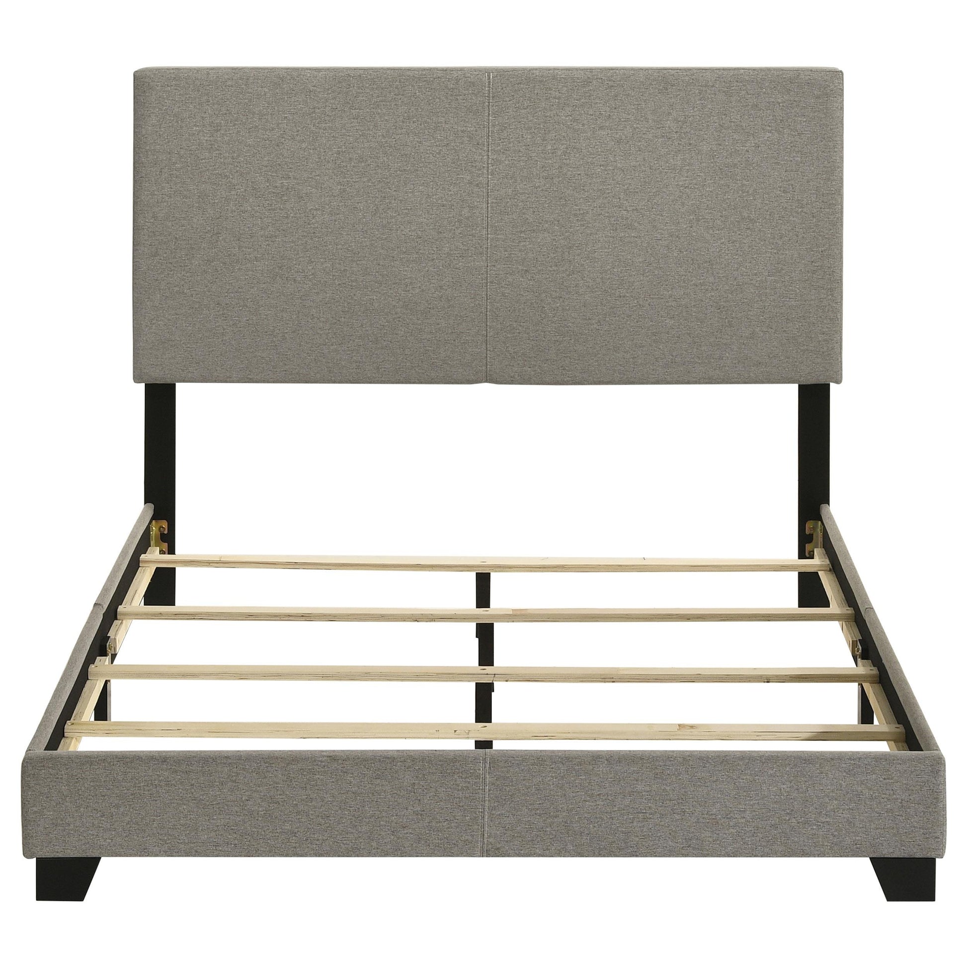  Coaster Furniture Dorian 300851F Fabric Upholstered Full Panel Bed - Taupe IMAGE 4