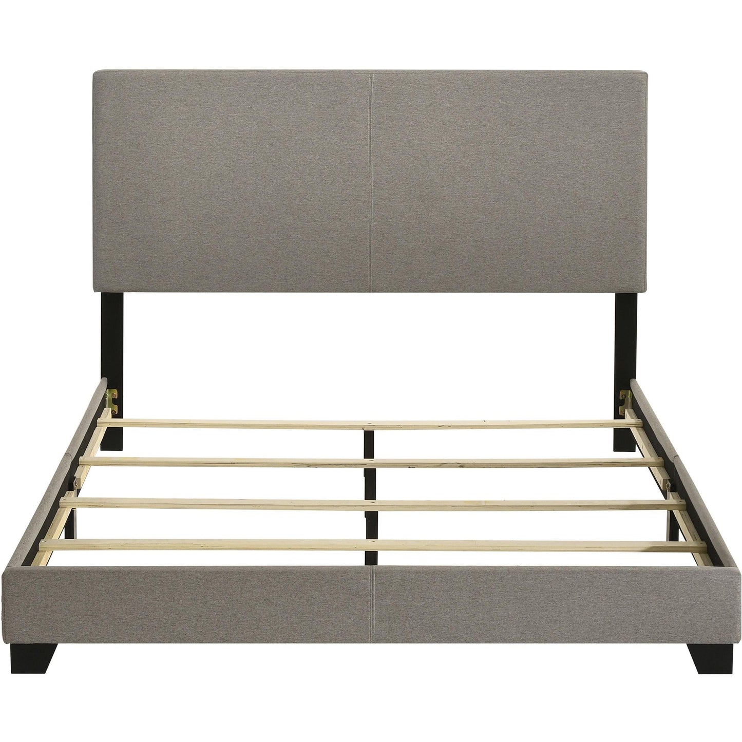  Coaster Furniture Dorian 300851Q Fabric Upholstered Queen Panel Bed - Taupe IMAGE 4