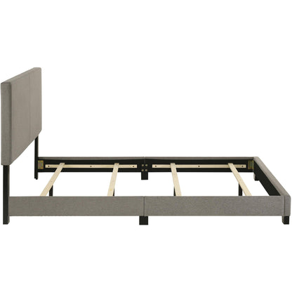  Coaster Furniture Dorian 300851Q Fabric Upholstered Queen Panel Bed - Taupe IMAGE 6