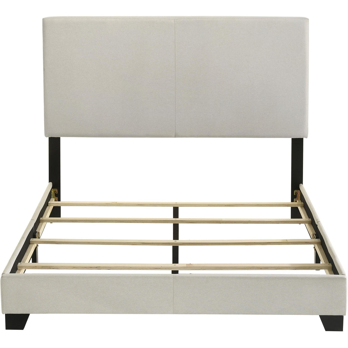 Coaster Furniture Dorian 300852F Fabric Upholstered Full Panel Bed - Cream IMAGE 4