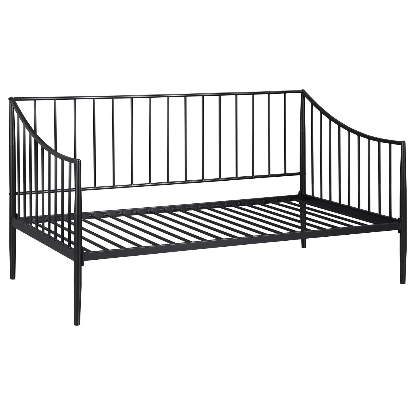  Coaster Furniture Newbury 301056 Metal Twin Daybed Bed Frame - Matte Black IMAGE 1