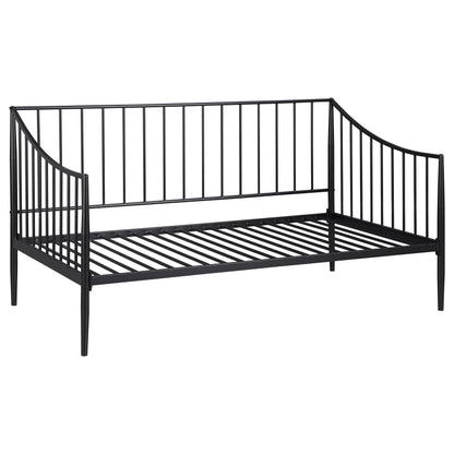  Coaster Furniture Newbury 301056 Metal Twin Daybed Bed Frame - Matte Black IMAGE 1