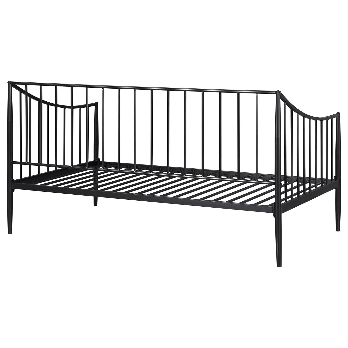 Coaster Furniture Newbury 301056 Metal Twin Daybed Bed Frame - Matte Black IMAGE 2