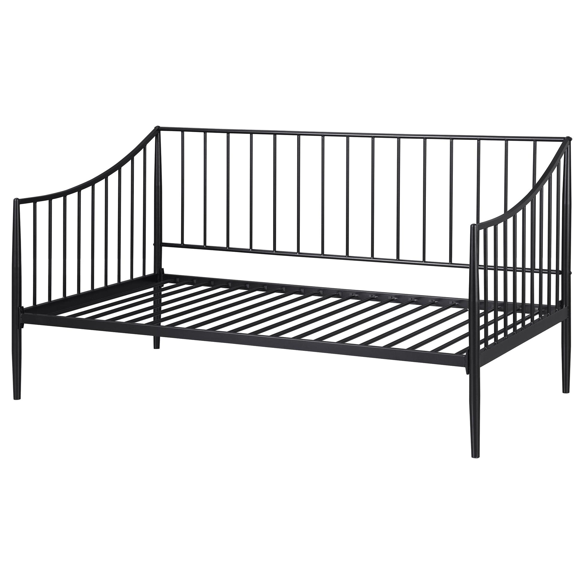  Coaster Furniture Newbury 301056 Metal Twin Daybed Bed Frame - Matte Black IMAGE 3