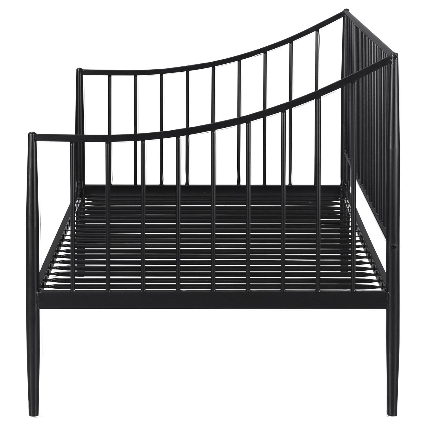 Coaster Furniture Newbury 301056 Metal Twin Daybed Bed Frame - Matte Black IMAGE 5