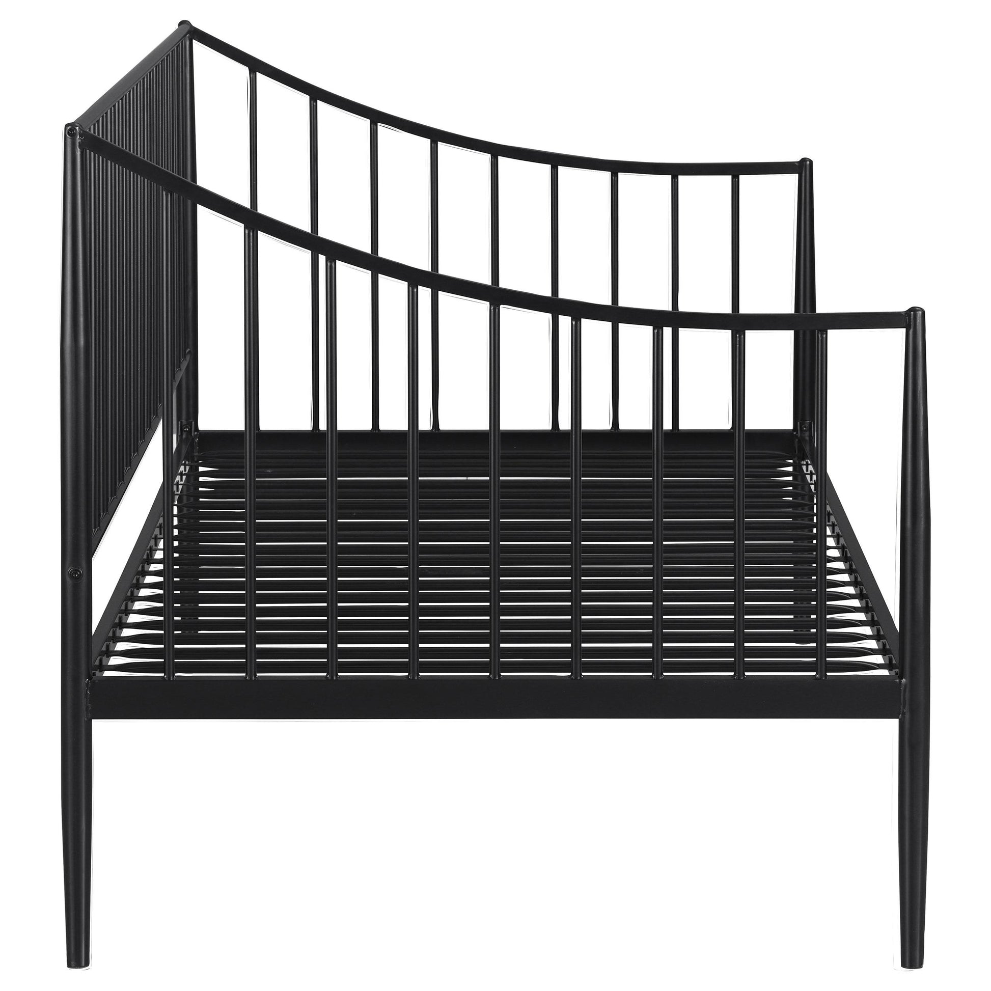  Coaster Furniture Newbury 301056 Metal Twin Daybed Bed Frame - Matte Black IMAGE 6