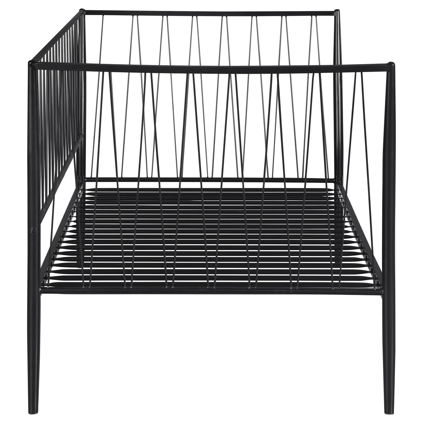  Coaster Furniture Richland 301057 Metal Twin Daybed Bed Frame - Matte Black IMAGE 4