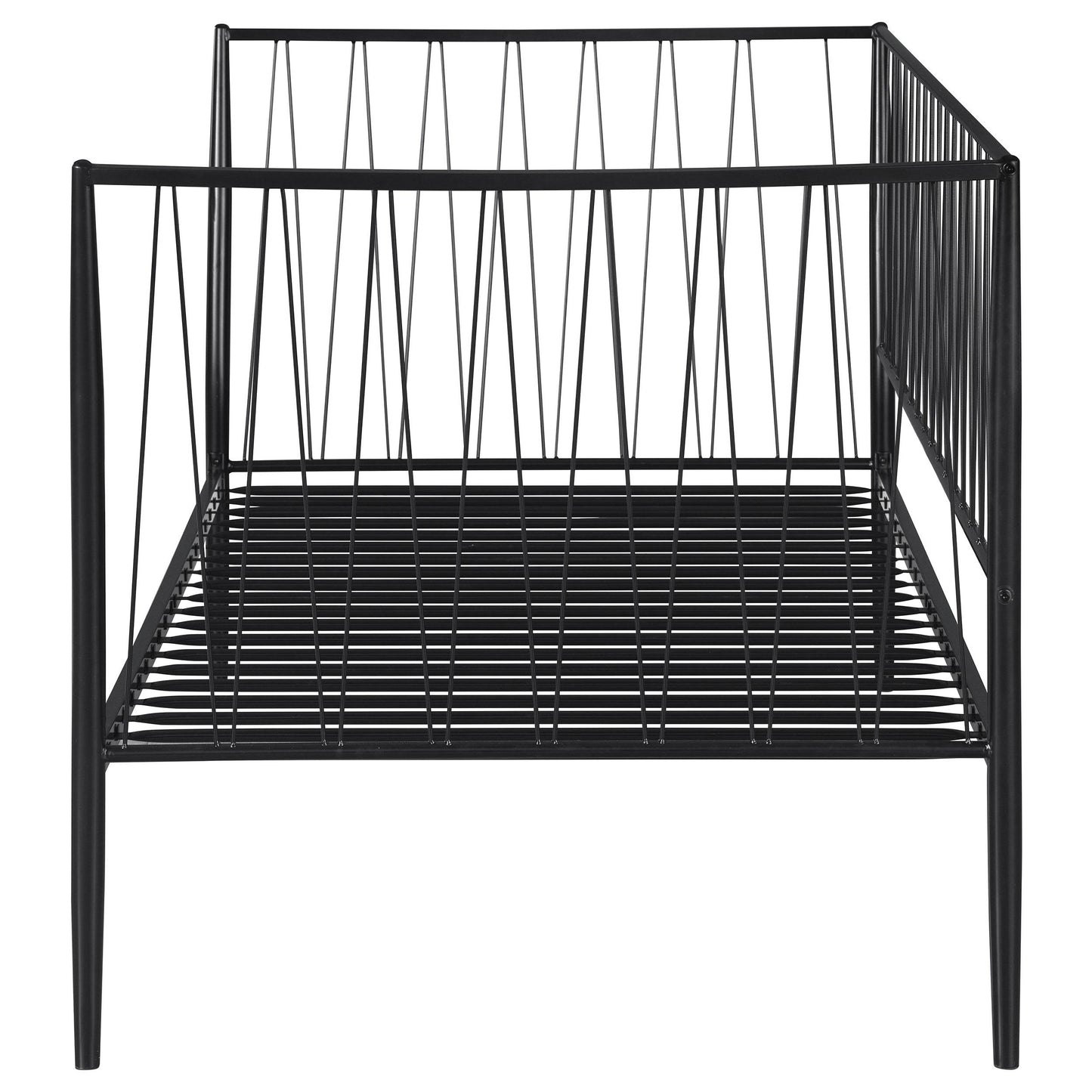  Coaster Furniture Richland 301057 Metal Twin Daybed Bed Frame - Matte Black IMAGE 6