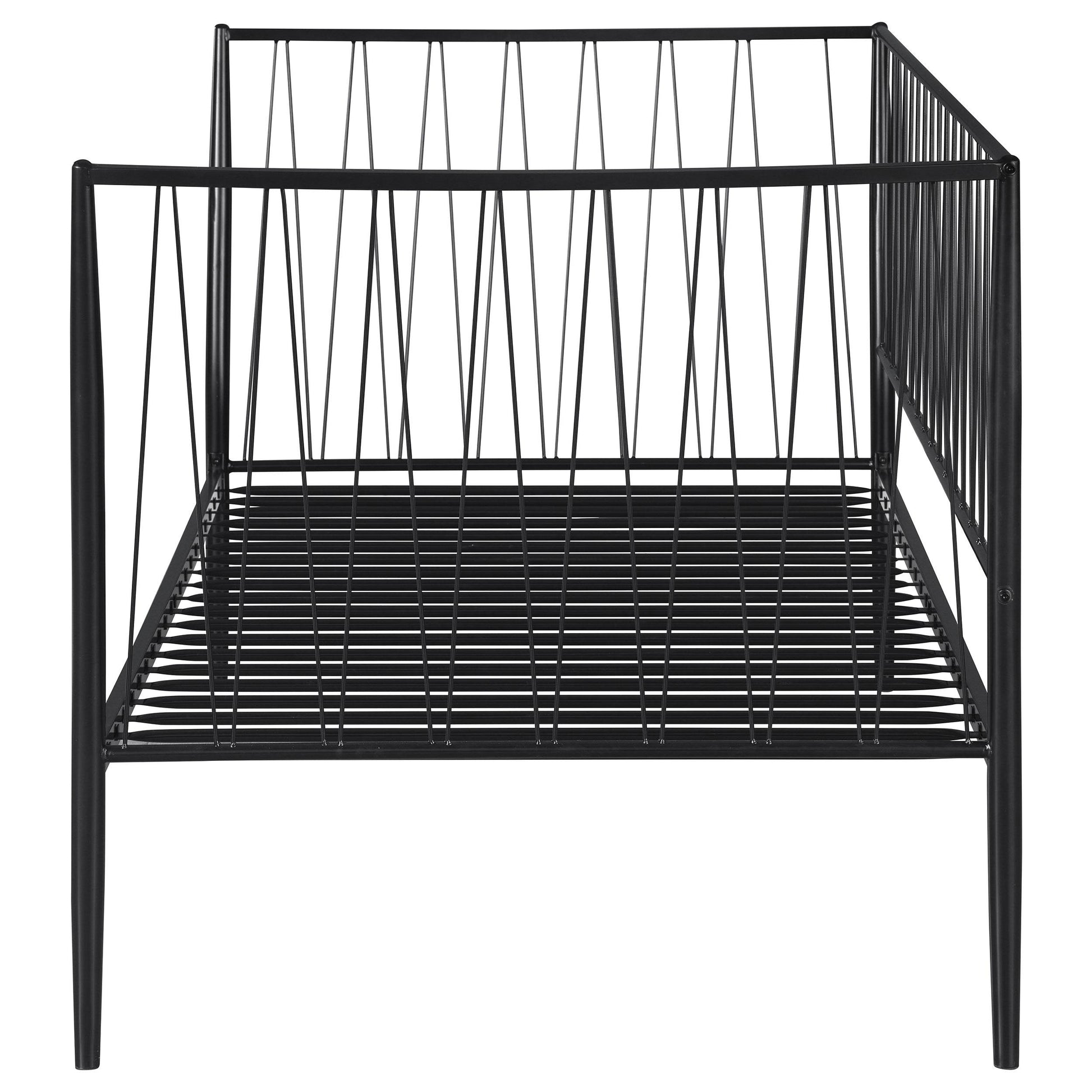  Coaster Furniture Richland 301057 Metal Twin Daybed Bed Frame - Matte Black IMAGE 6