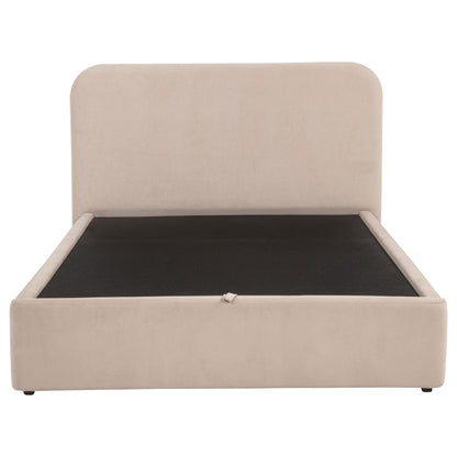  Coaster Furniture Anders 306037BEIQ Upholstered Queen Storage Lift Platform Bed - Beige IMAGE 3