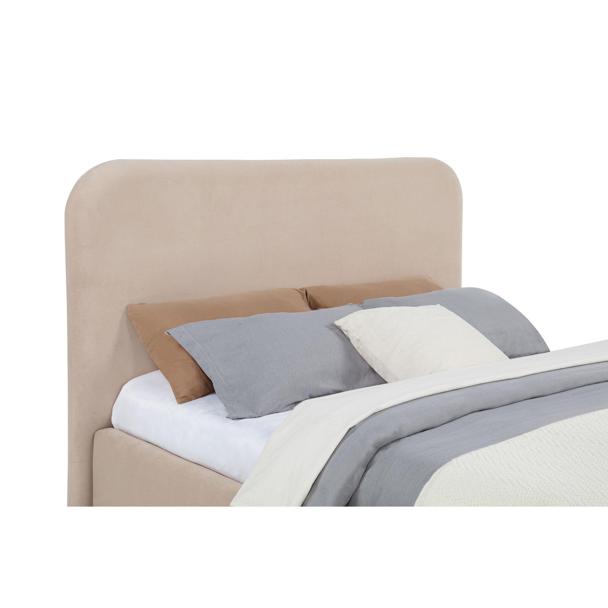  Coaster Furniture Anders 306037BEIQ Upholstered Queen Storage Lift Platform Bed - Beige IMAGE 5