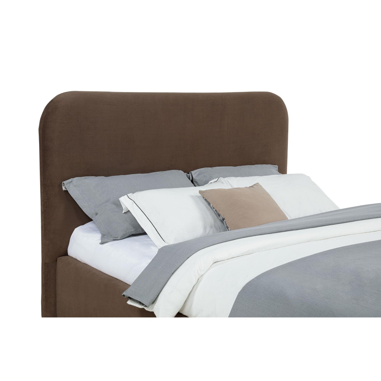  Coaster Furniture Anders 306037CHKE Upholstered Eastern King Storage Lift Platform Bed - Chocolate IMAGE 2