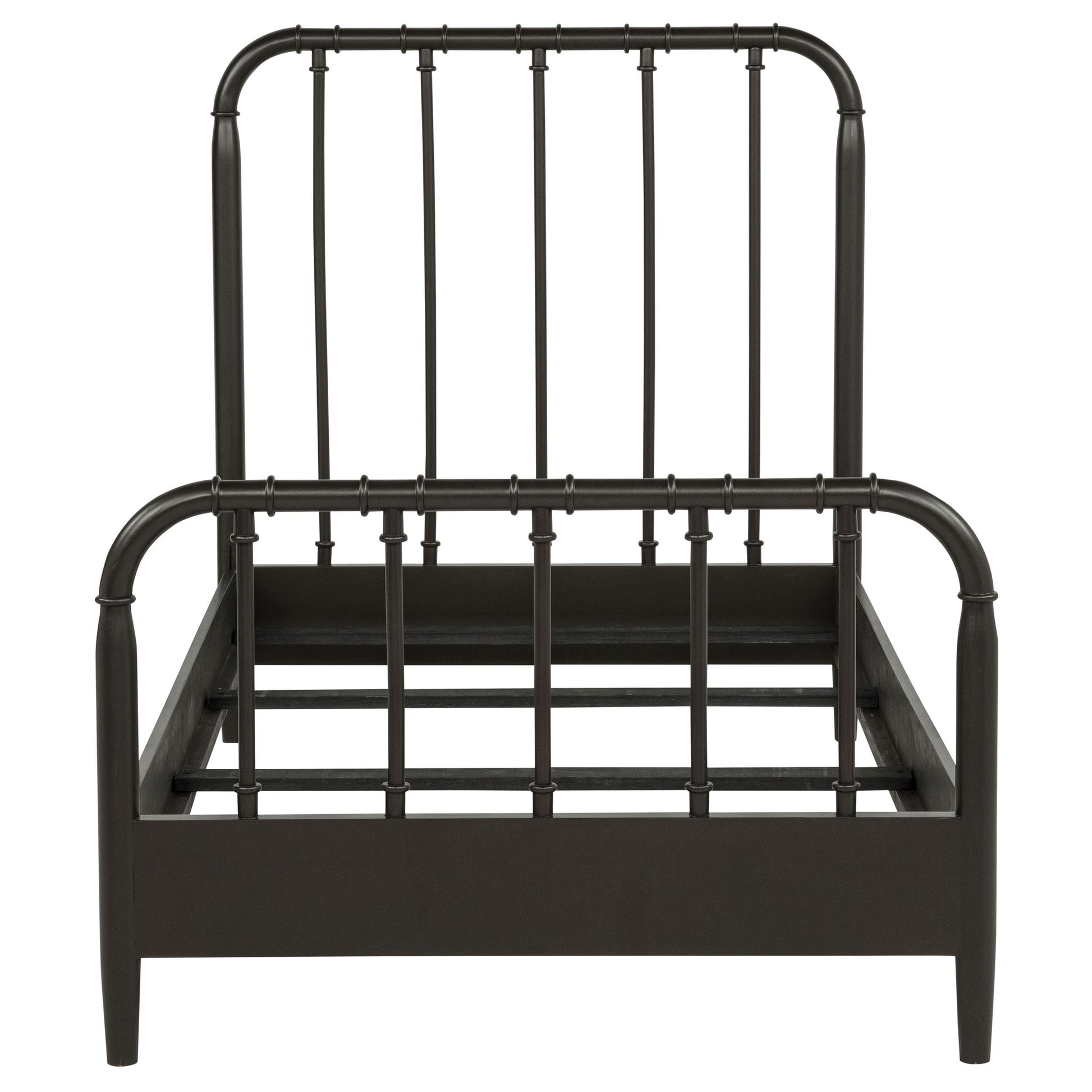  Coaster Furniture Rocco 310035T All Wood Water Pipe Open Frame Twin Bed - Dark Bronze IMAGE 3