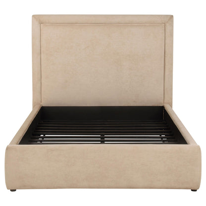  Coaster Furniture Lawson 315835LF 54-inch Upholstered Full Platform Bed - Light Saddle IMAGE 3