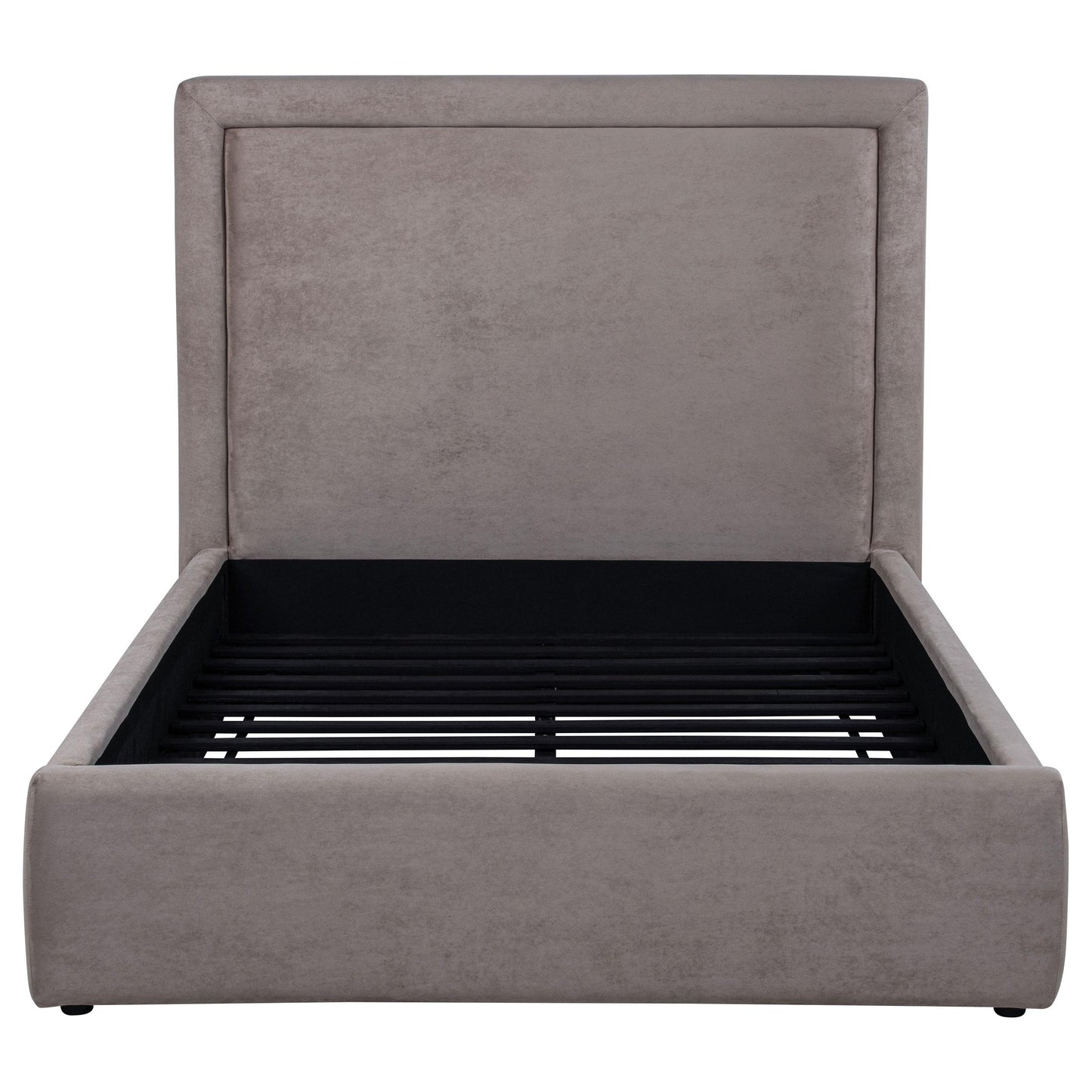  Coaster Furniture Lawson 315835MF 54-inch Upholstered Full Panel Platform Bed - Mushroom IMAGE 3