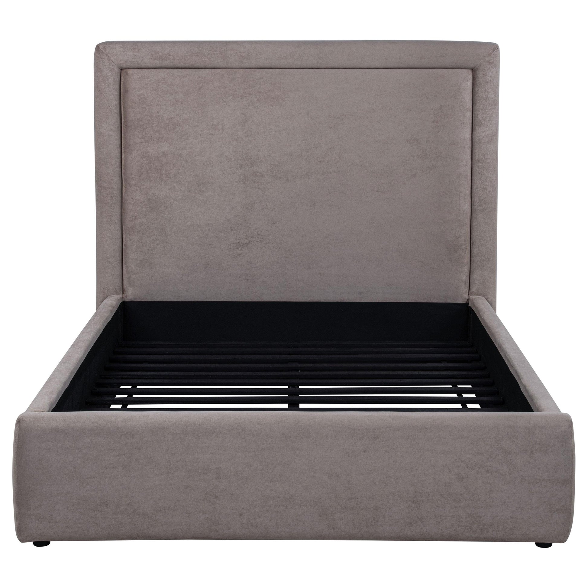  Coaster Furniture Lawson 315835MF 54-inch Upholstered Full Panel Platform Bed - Mushroom IMAGE 3
