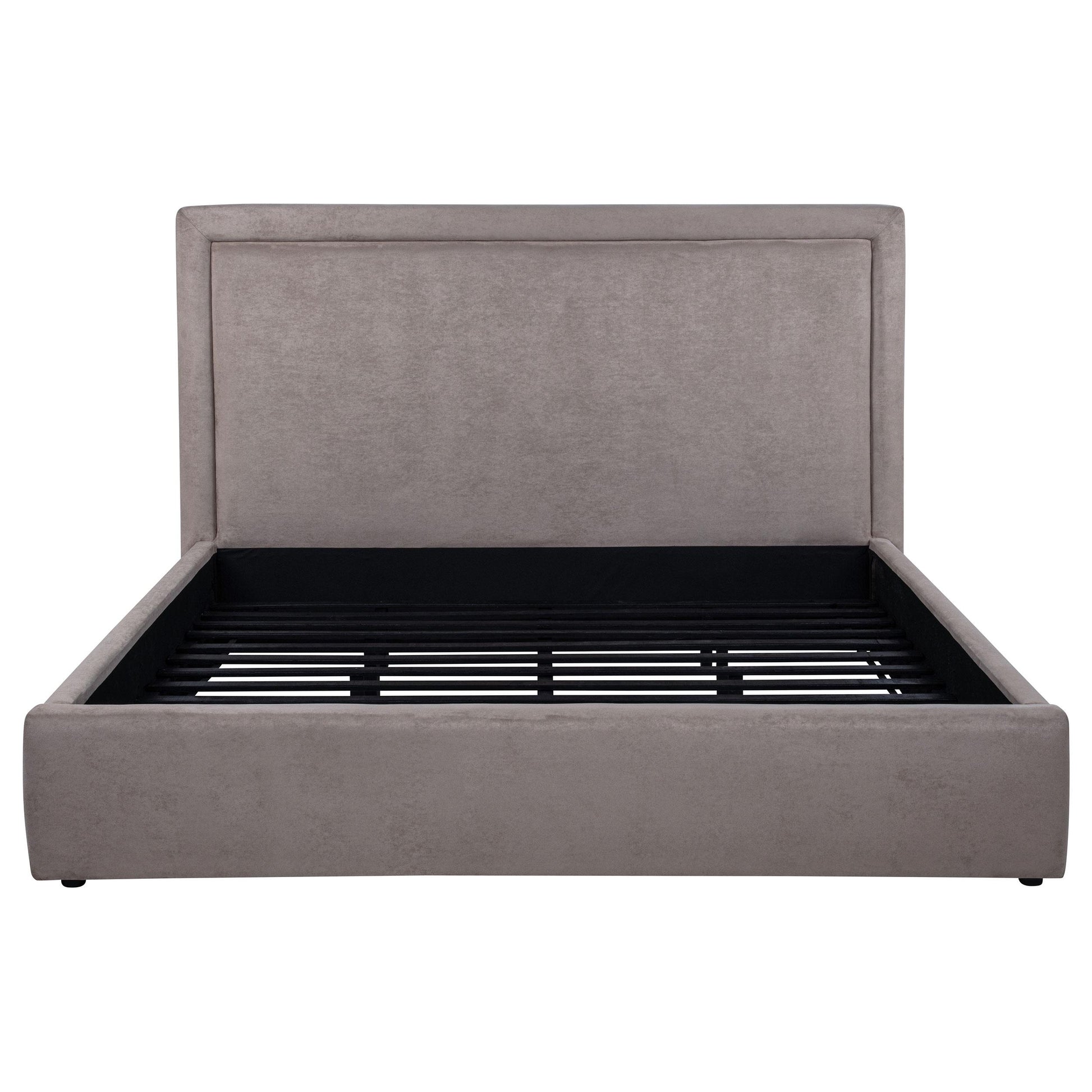  Coaster Furniture Lawson 315835MKE 54-inch Upholstered Eastern King Platform Bed - Mushroom IMAGE 3