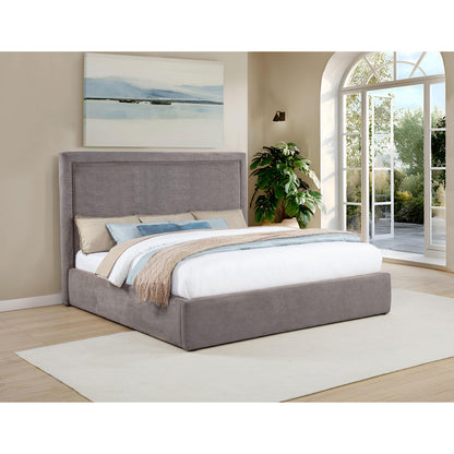  Coaster Furniture Lawson 315835MKE 54-inch Upholstered Eastern King Platform Bed - Mushroom IMAGE 4