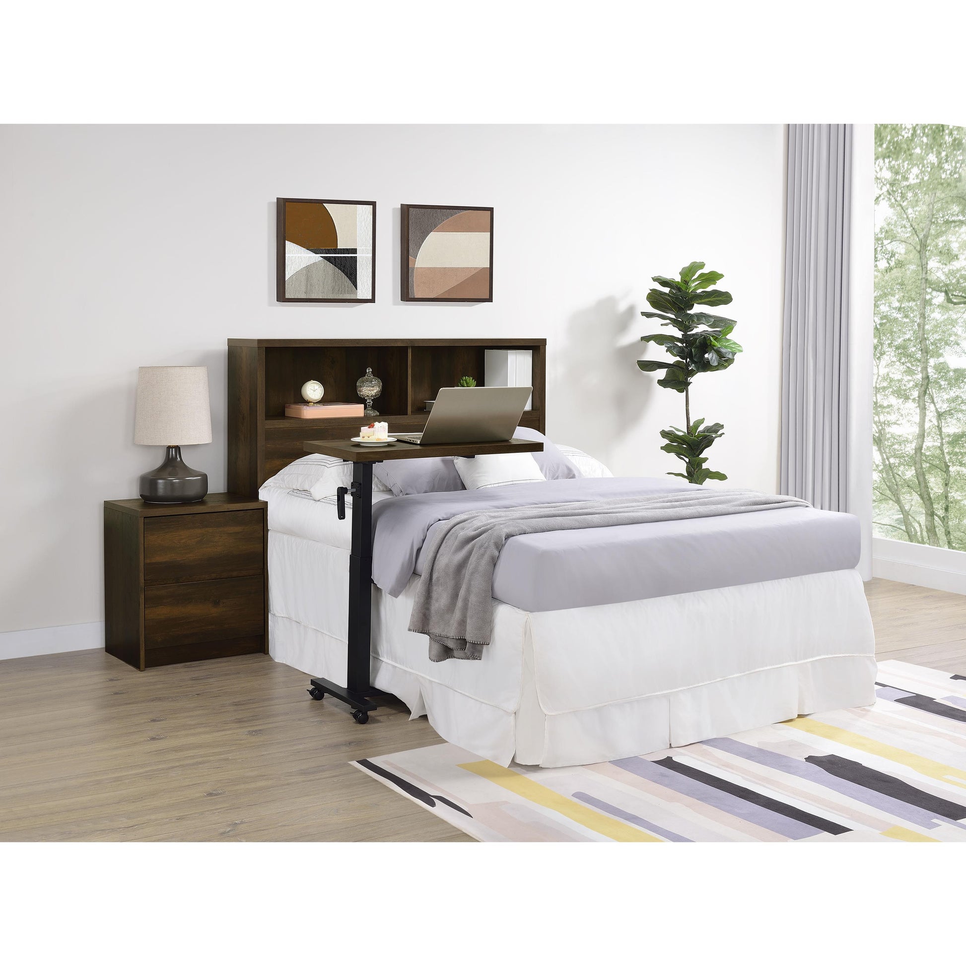  Coaster Furniture Westpark 315881F 49-inch Full Bookcase Headboard - Dark Pine IMAGE 8