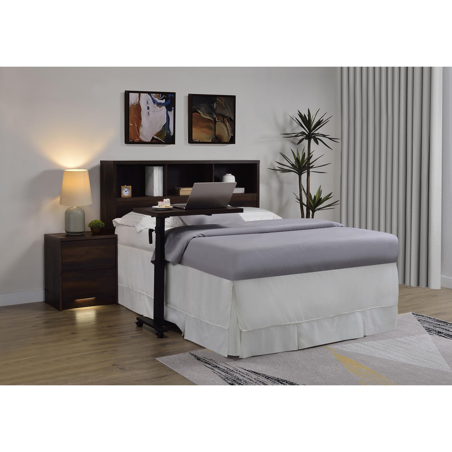  Coaster Furniture Westpark 315881Q 49-inch Queen Bookcase Headboard - Dark Pine IMAGE 10