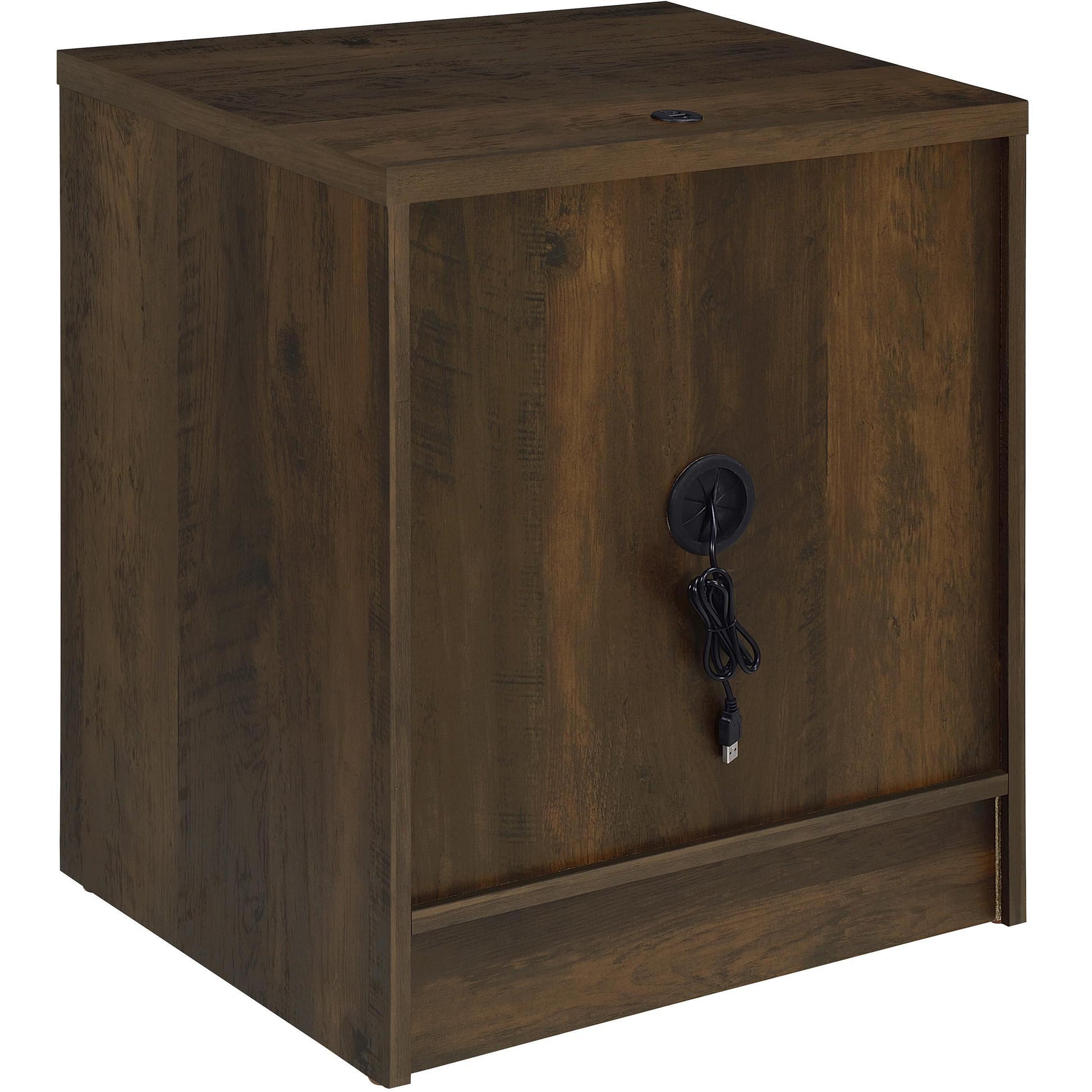  Coaster Furniture Westpark 315882 2-drawer Nightstand LED Lights and USB - Dark Pine IMAGE 8