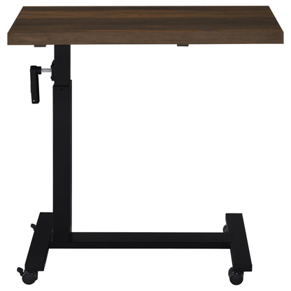  Coaster Furniture Westpark 315886 Height Adjustable Mobile Bedroom C-Table - Dark Pine IMAGE 2