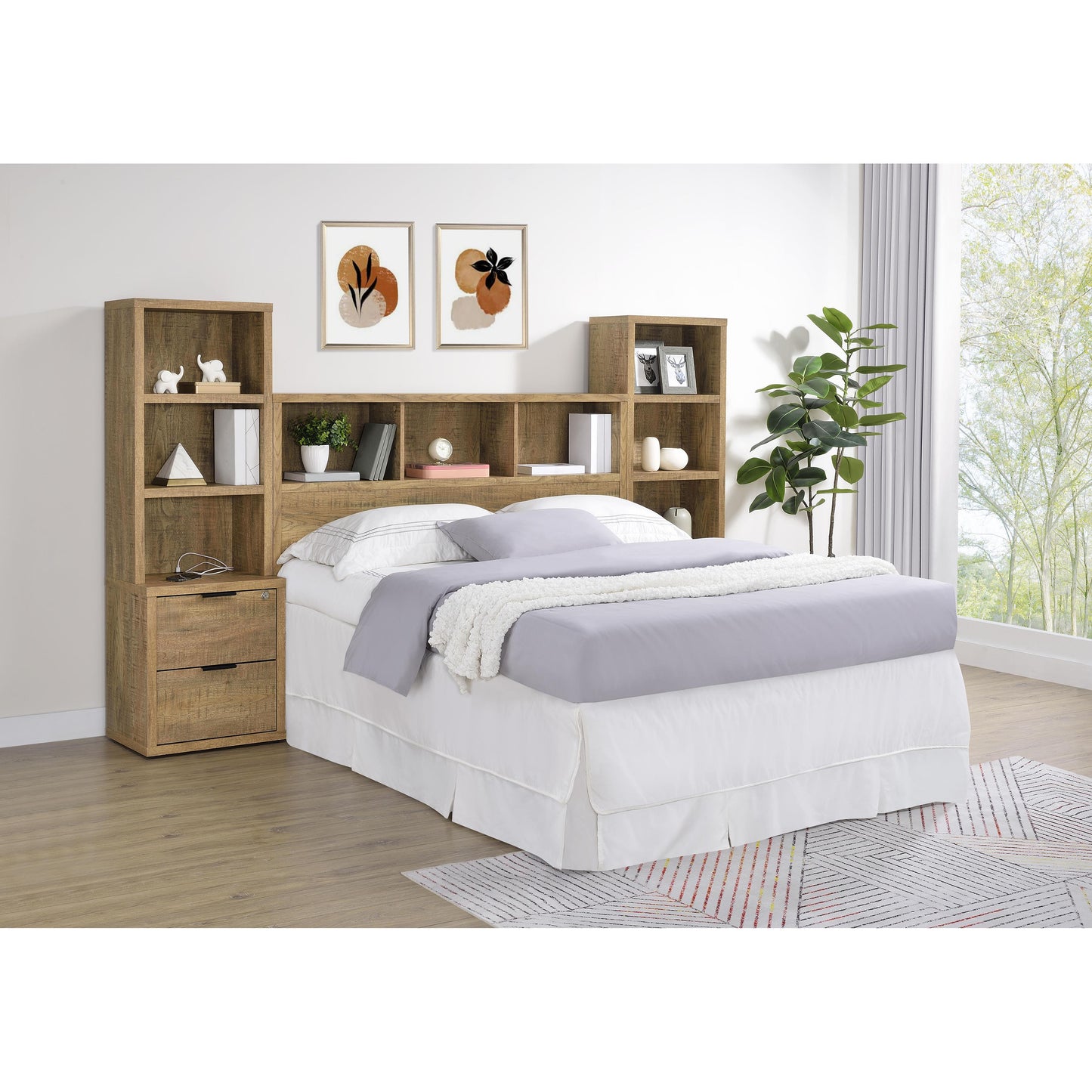  Coaster Furniture Westpark 315901Q 49-inch Queen Bookcase Headboard - Mango IMAGE 11
