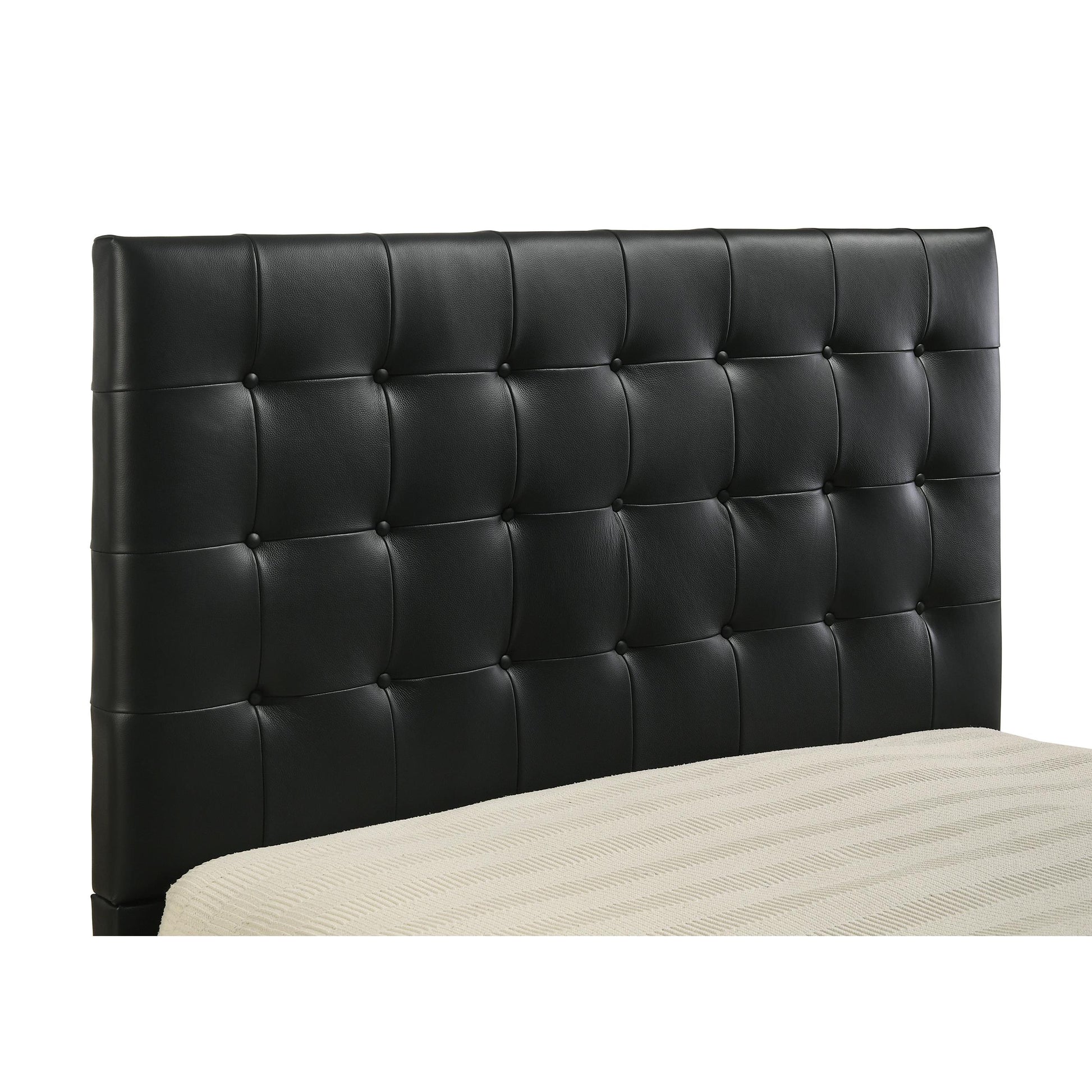  Coaster Furniture Medley 315911BLKKE Genuine Leather Eastern King Platform Bed - Black IMAGE 2