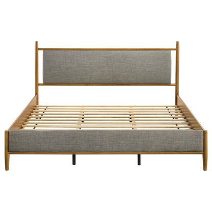  Coaster Furniture Mason 315914KE 46-inch Eastern King Panel Platform Bed - Light Brown IMAGE 2