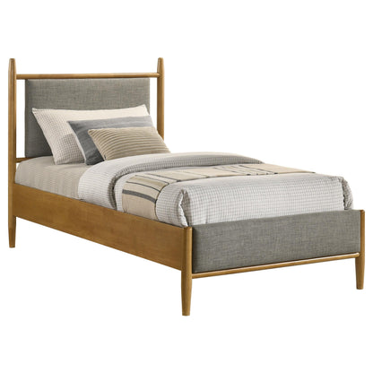  Coaster Furniture Mason 315914T 46-inch Twin Panel Platform Bed - Grey/Light Brown IMAGE 10