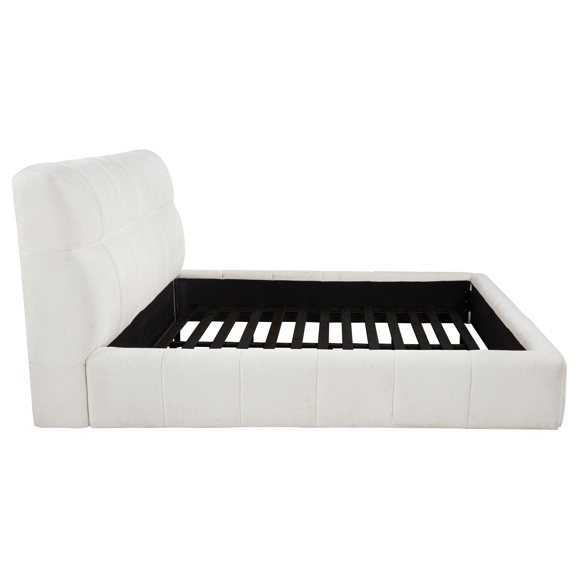  Coaster Furniture Nollet 315917CRMKE 48-inch Upholstered Eastern King Platform Bed - Cream IMAGE 7