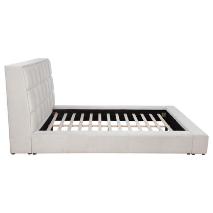  Coaster Furniture Dreux 315948CRMKE Upholstered Eastern King Panel Platform Bed - Cream IMAGE 10