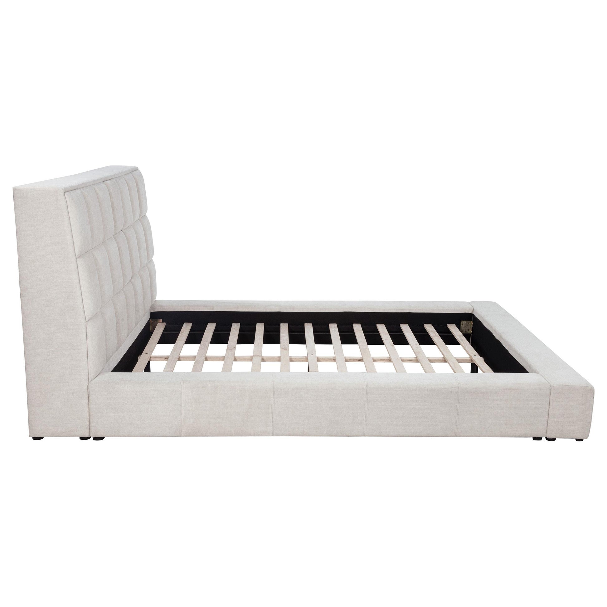  Coaster Furniture Dreux 315948CRMQ Upholstered Queen Panel Platform Bed - Cream IMAGE 10