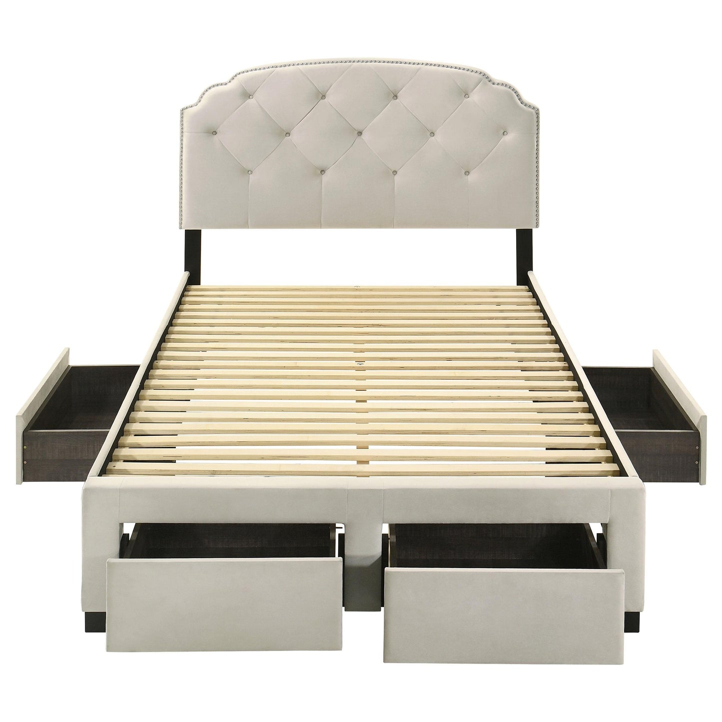  Coaster Furniture Marianna 316011F 4-drawer Upholstered Full Storage Bed - Cream IMAGE 12